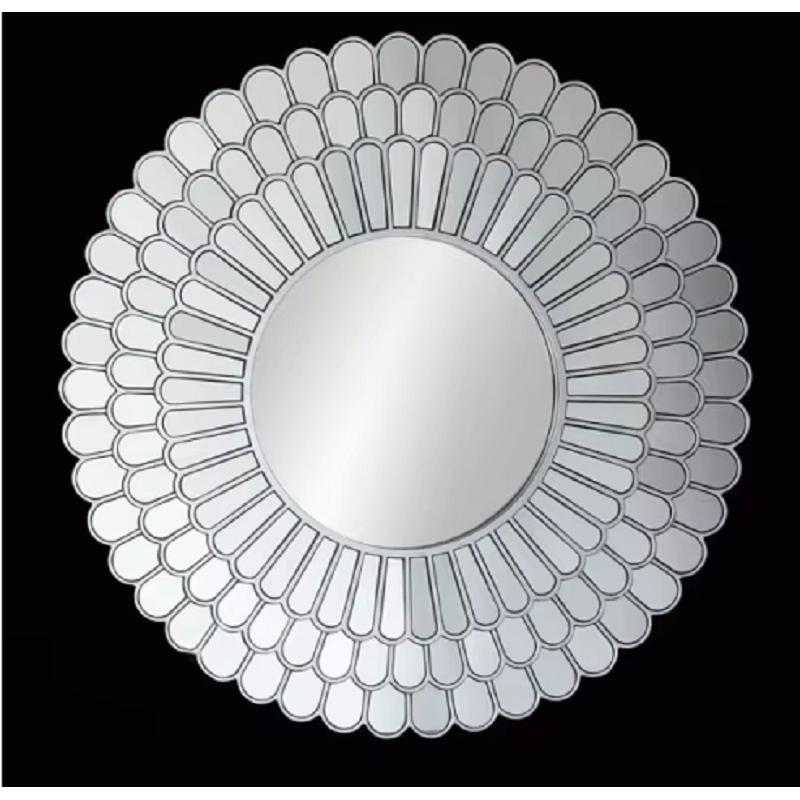 Supernalway Furniture Roundness MDF Decoration Mirror